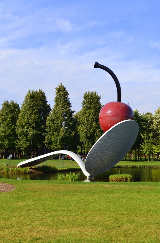 Spoon and Cherry sculpture