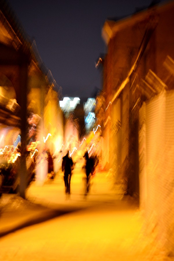 Surreal Scene Near The Elevated Line On Front Street