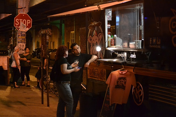 Food Truck Directly Outside The Venue . . . Brilliant