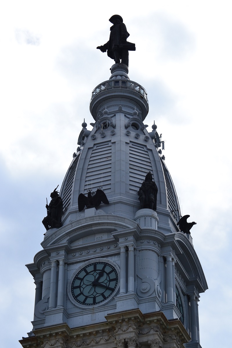 Clock Tower At City Hall
