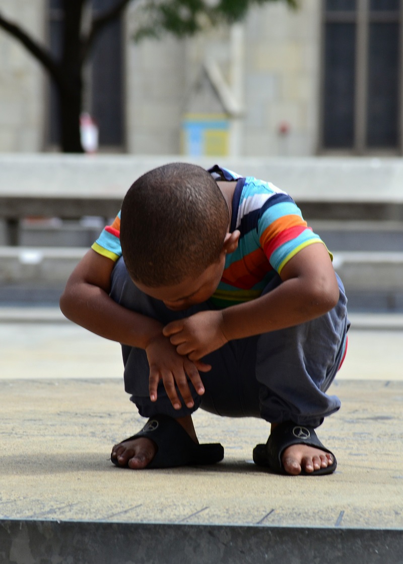 Little Boy in a Big City