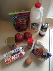 Apple Streusel Coffee Cake Ingredients